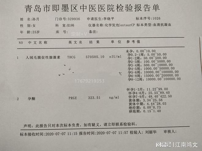 深圳市医院怀孕血检6周怀孕单（广州市医院怀孕血检6周怀孕单）